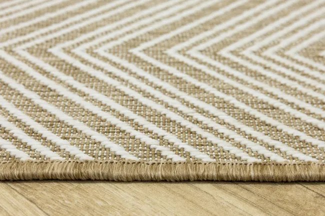 Obojstranný koberec 206139/10810 béžový / krémový