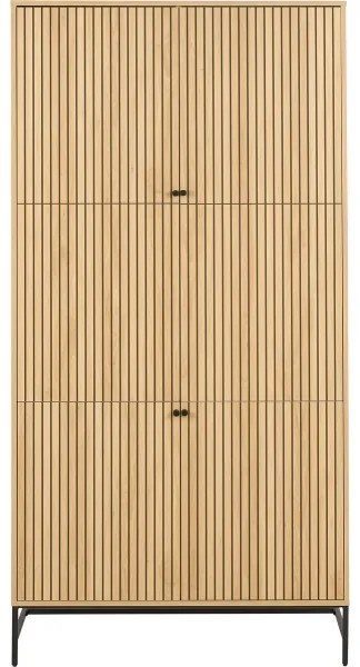 Šatníková skriňa OLIVIA 99x200 cm dub