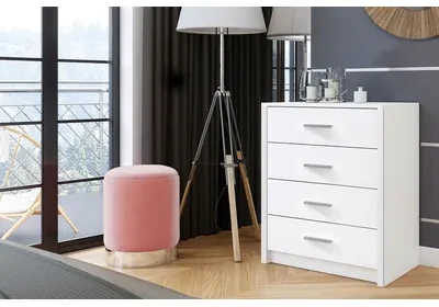 Biela komoda GRAZ 4S