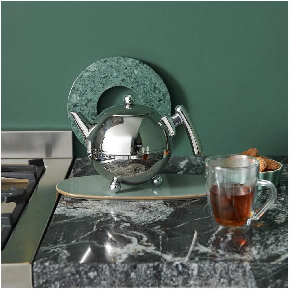 Kanvica na čaj z nehrdzavejúcej ocele v striebornej farbe 1,2 l Bella Ronde – Bredemeijer