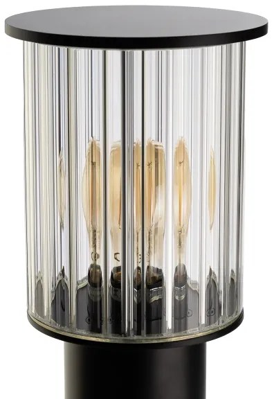 Argon 8749 - Vonkajšia lampa NORFOLK 1xE27/15W/230V IP44 52cm čierna