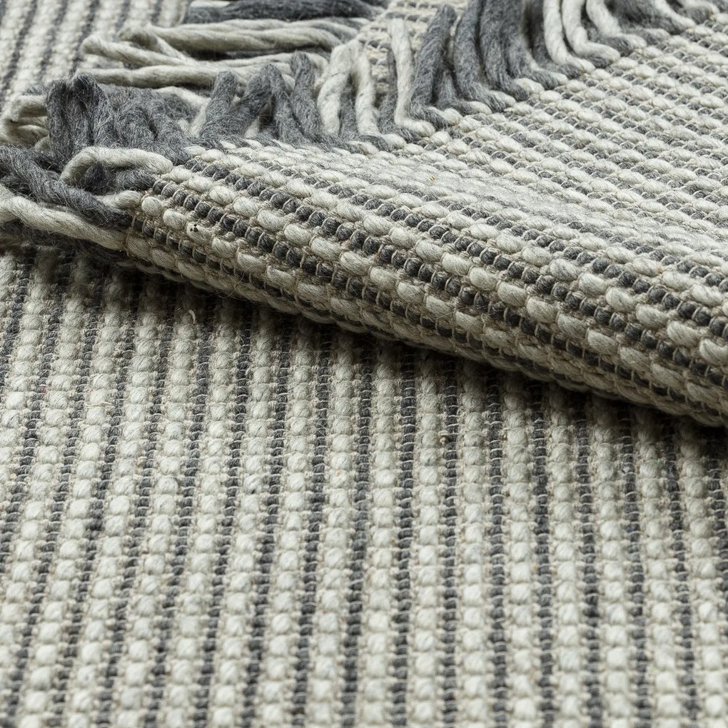 Kusový koberec Tahar 99003F cream/grey, 90x150, béžová, obývacia izba, Dywany Łuszczów