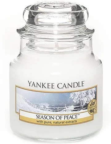 Vonná sviečka Yankee Candle Zimné Harmónia, doba horenia 25 - 40 hodín