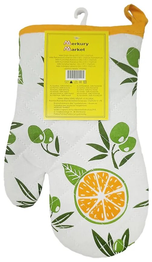 Kuchynská rukavica OTC-11911 17x27 cm pomaranč
