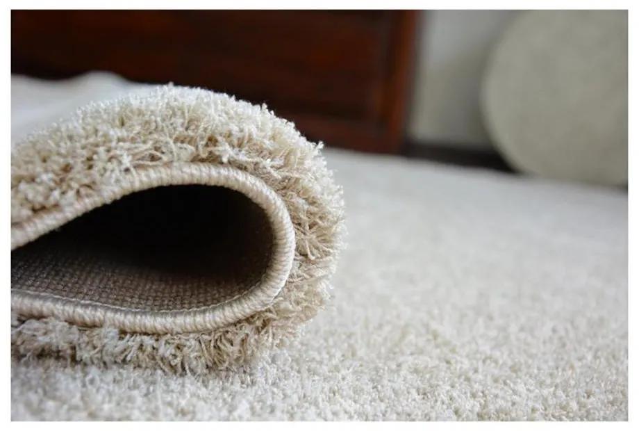 Luxusný kusový koberec Shaggy Azra krémový 120x170cm