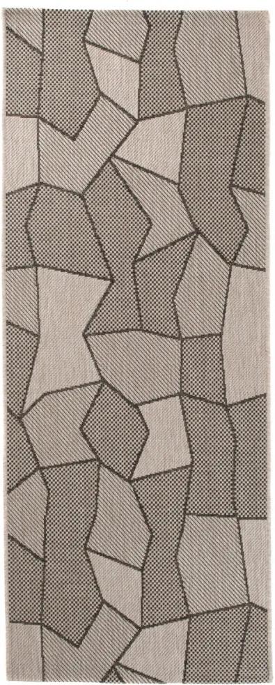 Kusový koberec Tissot sivý atyp, Velikosti 80x200cm