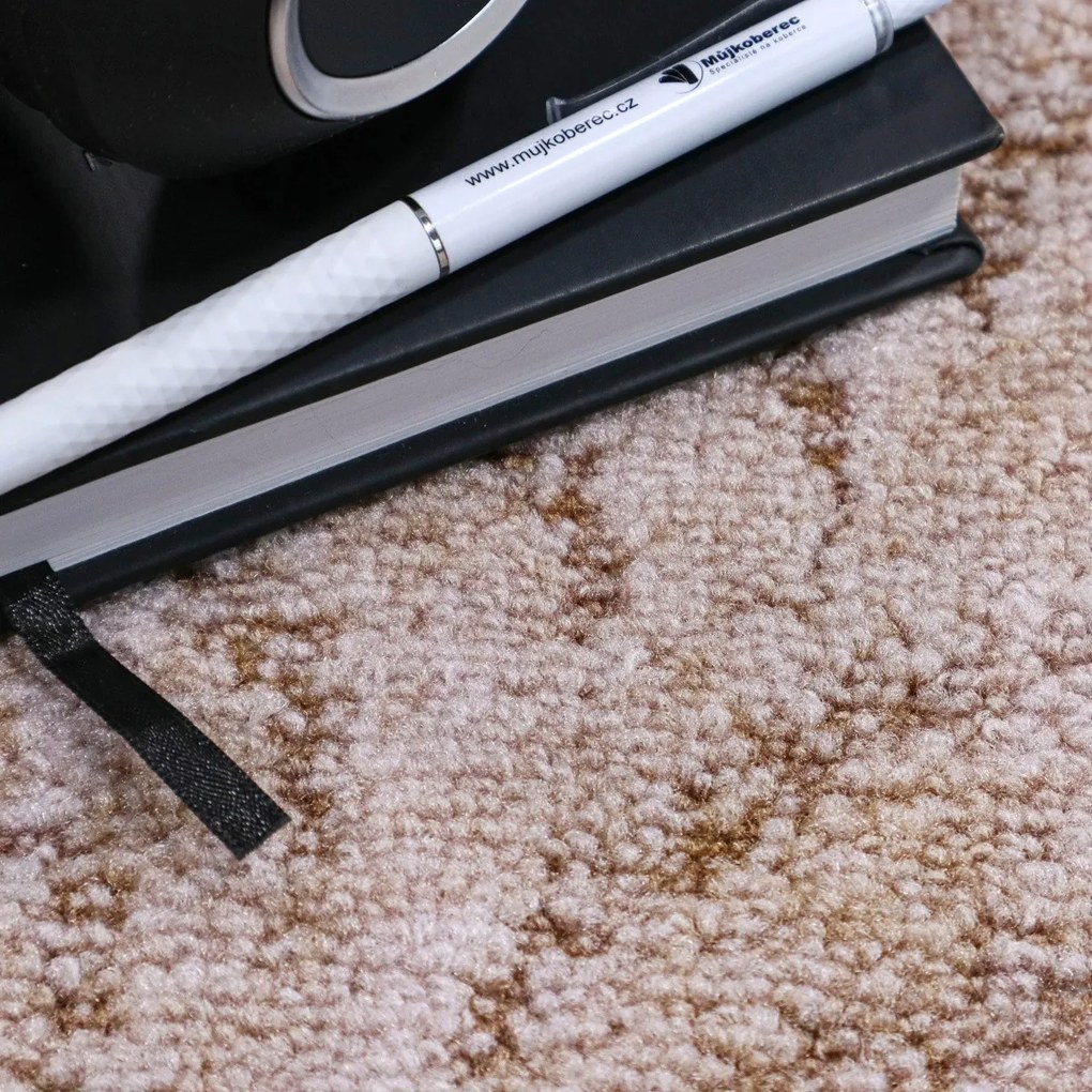 Behúň Scroll béžový, 100x400, béžová, obývacia izba, AladinWorld Expres