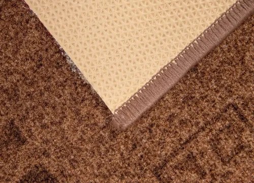 Koberce Breno Behúň JENA 44, šíře role 80 cm, hnedá, viacfarebná