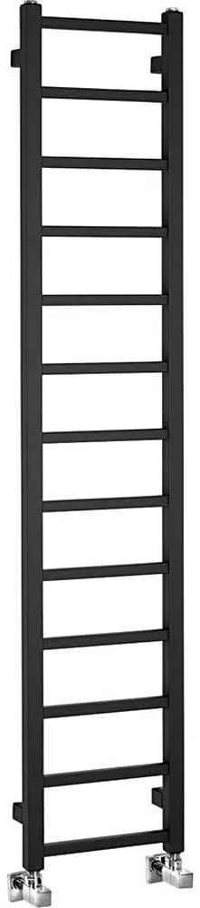 Sapho - Kúpeľňový radiátor METRO LIGHT 276 W 30 × 150 cm matná čierna