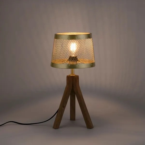 Leuchten Direkt 11423-60 - Stolná lampa FREDERIK 1xE27/60W/230V