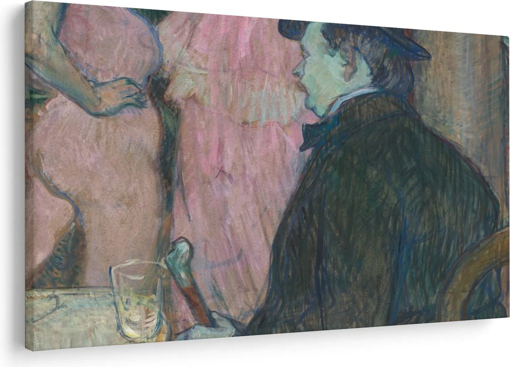 Obraz - Henri de Toulouse-Lautrec, Maxime Dethomas, reprodukcia (90x60 cm)