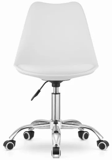 Otočná stolička ALBA – Biela, moderný dizajn a komfort