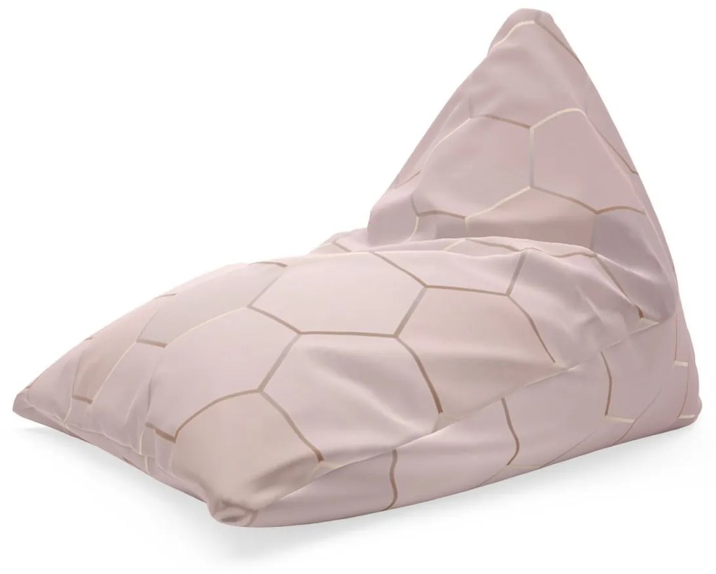 Sablio Sedací vak Rose gold: 150x80 cm
