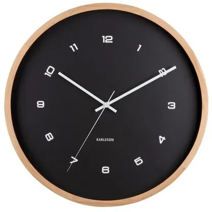 Karlsson 5938BK dizajnové nástenné hodiny 41 cm