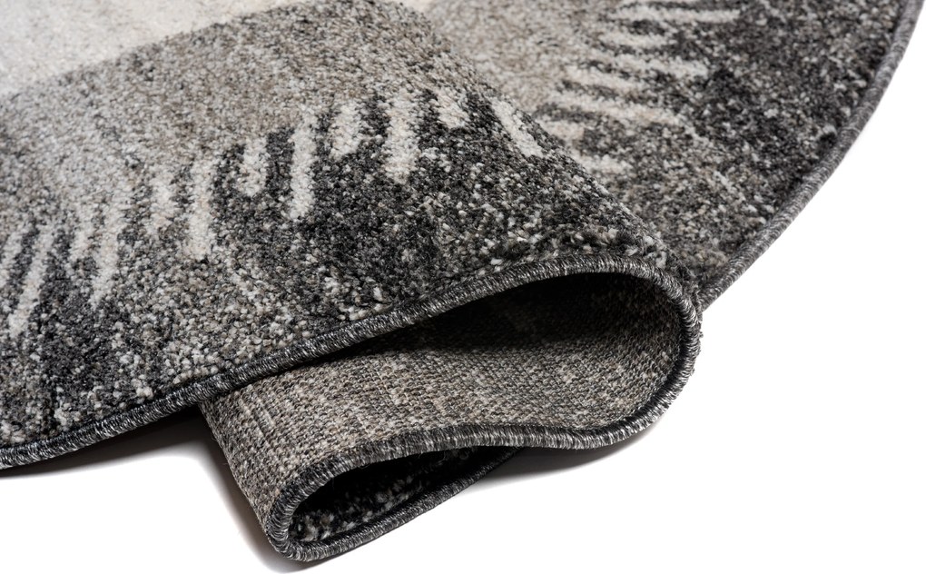 TA Koberec K189A ČIERNE SARI KOLESO B1X Rozmer: 150x150 cm