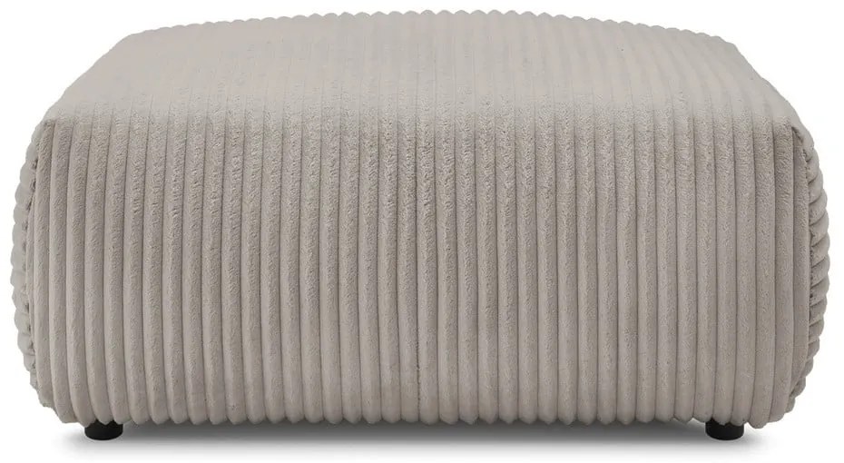 Svetlosivo-béžová menčestrová podnožka Lucien – Bobochic Paris