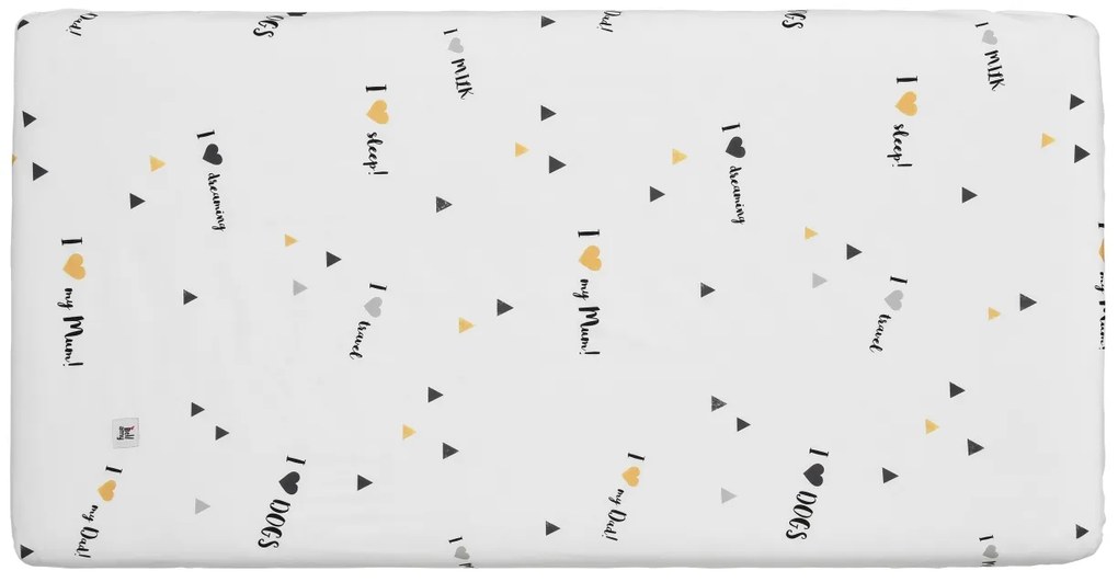 Bellamy Detská plachta 80x160 cm - I love