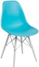 Židle DSW, sky blue (Bílá)  S24261 CULTY +