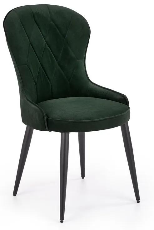 Halmar Jedálenská stolička K366 - tmavě zelená