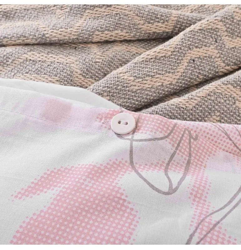 Obliečky bavlnené Paradise  EMI, Predĺžený set jednolôžko obsahuje 1x 140x220 + 1x 70x90