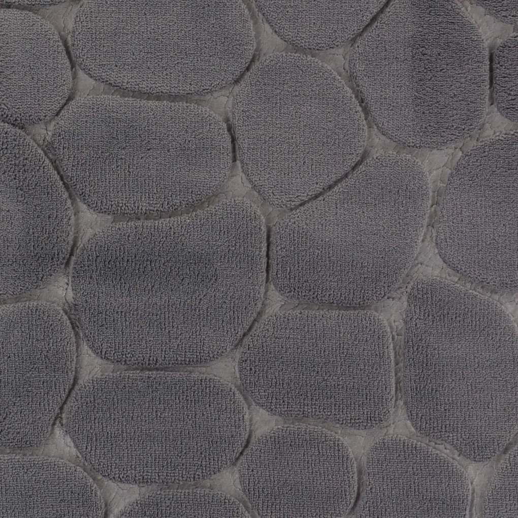TENDANCE Predložka do kúpeľne Stones, 45x120 cm, grafitová