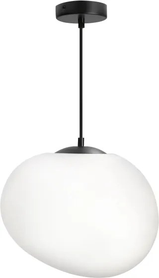 BRILAGI - Luster na lanku PEBBLES 1xE27/40W/230V pr. 25 cm čierna