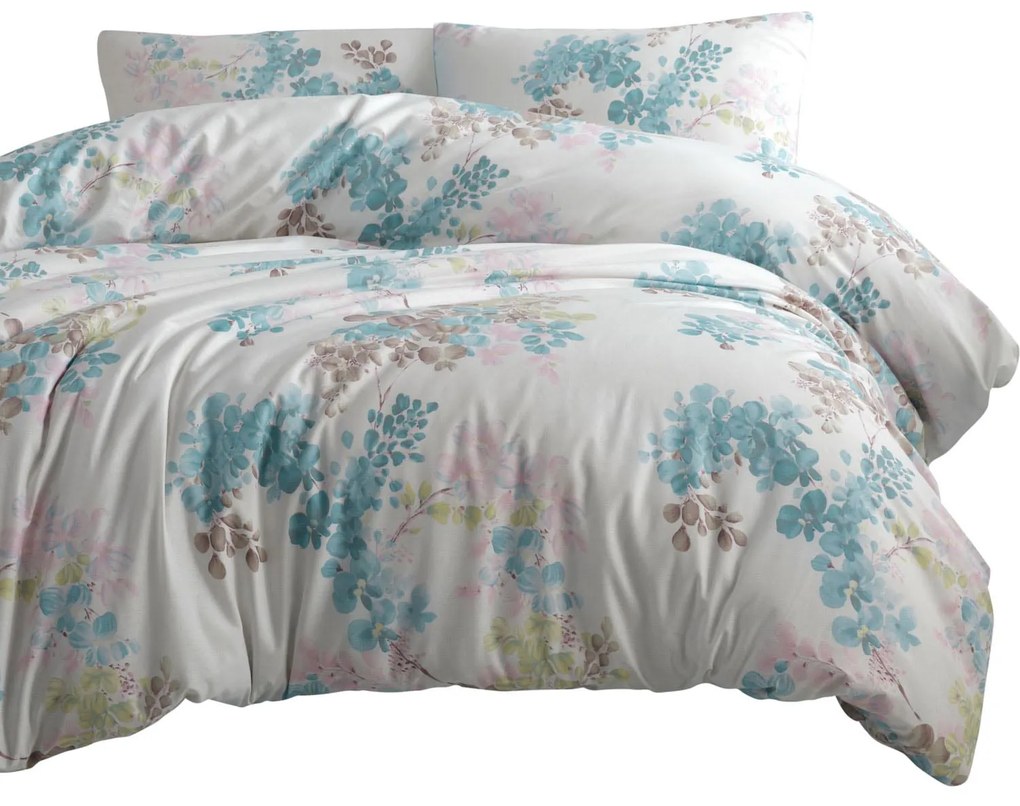 BAVLNENÉ POSTEĽNÉ OBLIEČKY COTTONLOVE EXCLUSIVE ELINA 220X200 CM, 2 KS 70X80 CM VZOROVANÉ