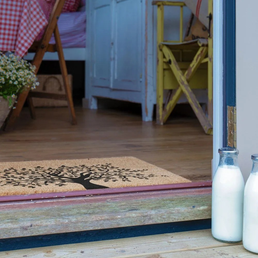 Rohožka z kokosového vlákna 40x60 cm Tree of Life – Artsy Doormats