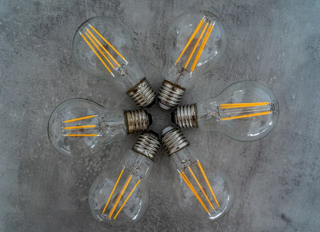 BERGE LED žiarovka - E27 - G45 - 4W - 340Lm - filament - teplá biela