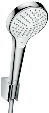 Hansgrohe Croma Select sprchová hlavica s hadicou biela/chróm 26421400