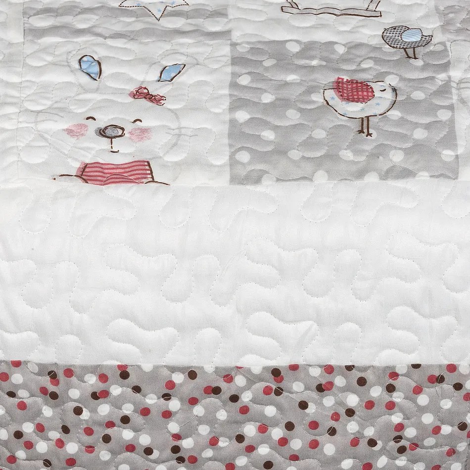 4Home Detský prehoz na posteľ Little Friends, 140 x 200 cm