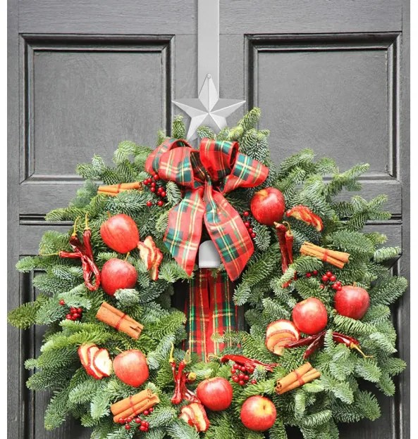 Vianočný háčik na dvere 301079 hviezda