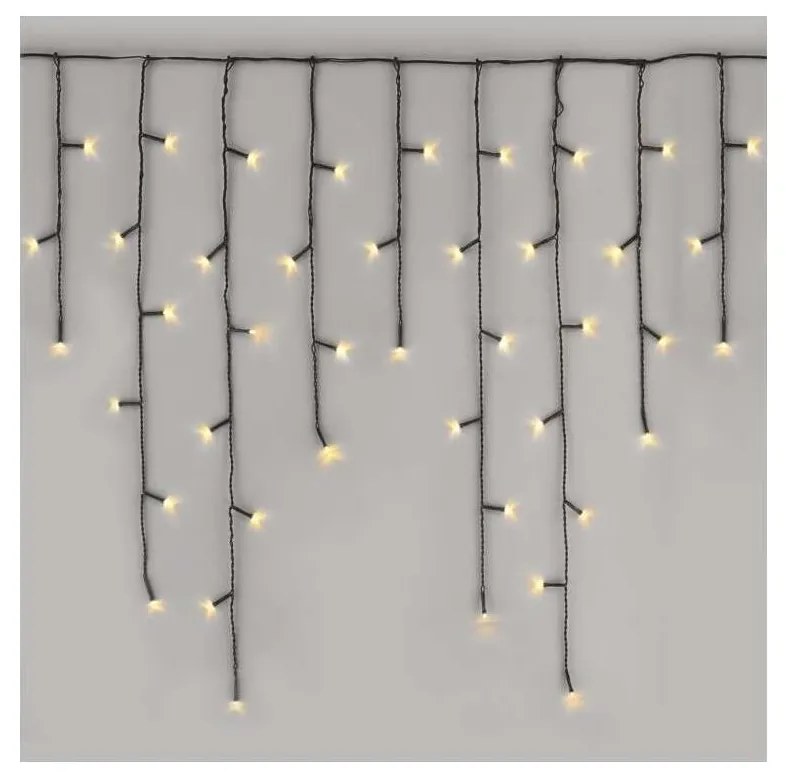 LED Vianočná vonkajšia reťaz 600xLED/8 módov 15m IP44 teplá biela