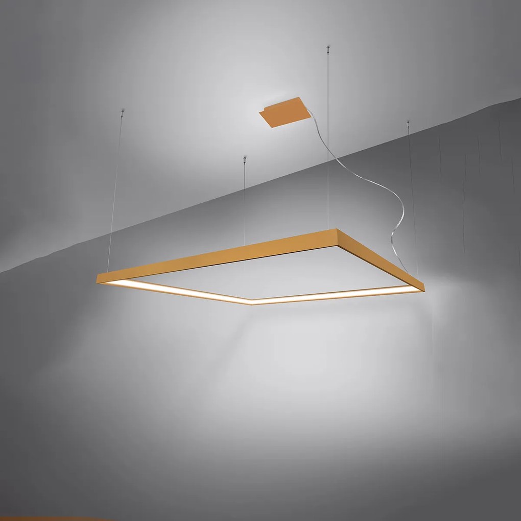 Závesné LED svietidlo Nelya l, 1x LED 70w, 4000k, g