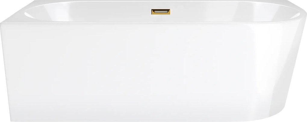 Rohová vaňa Corsan Intero ľavá 160 zlatá zátka