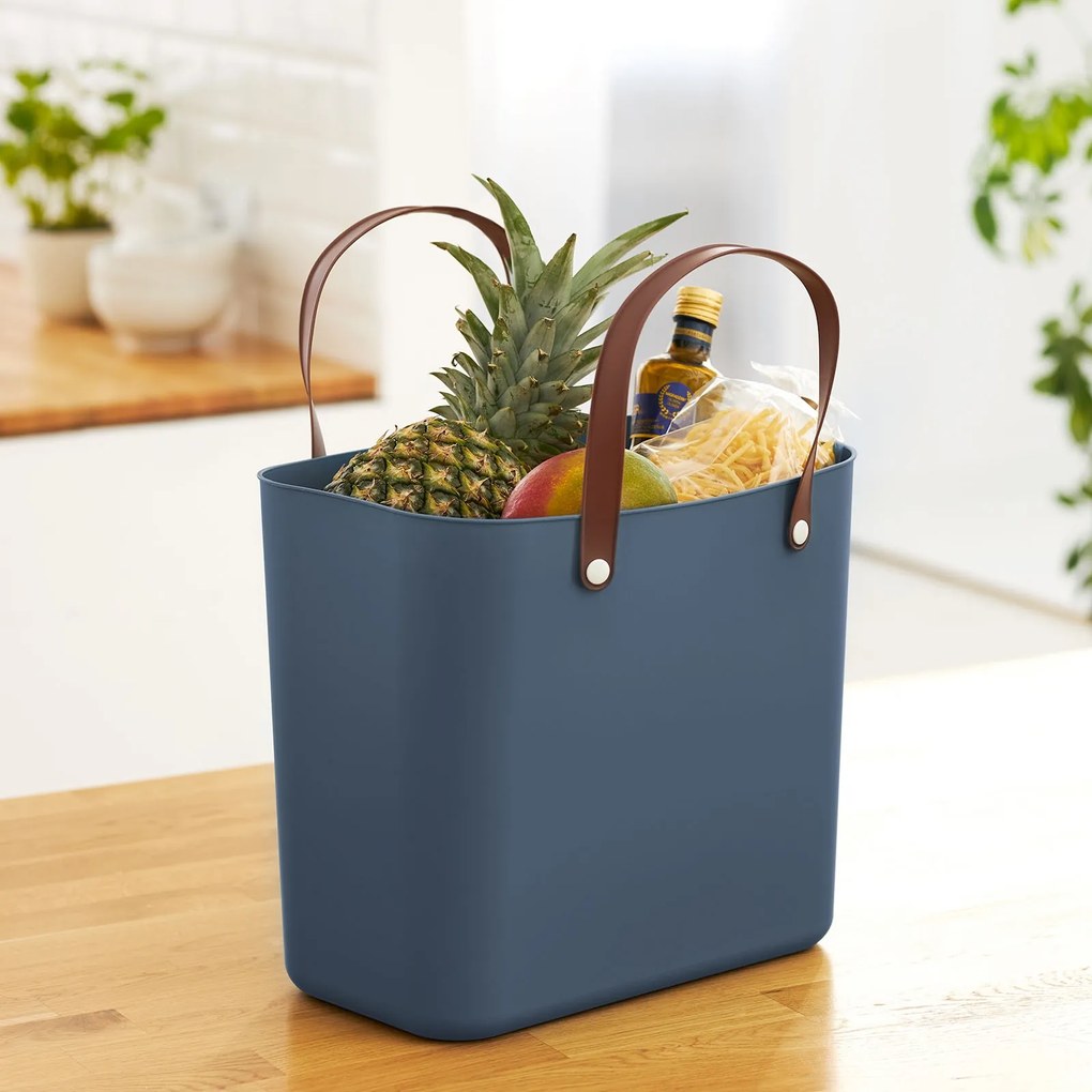 Nákupná taška, kabelka, plastová MULTIBAG, tmavomodrá, 25 l