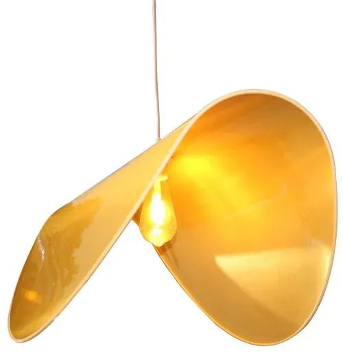 Moderný dizajn zlatý luster Gold Wave