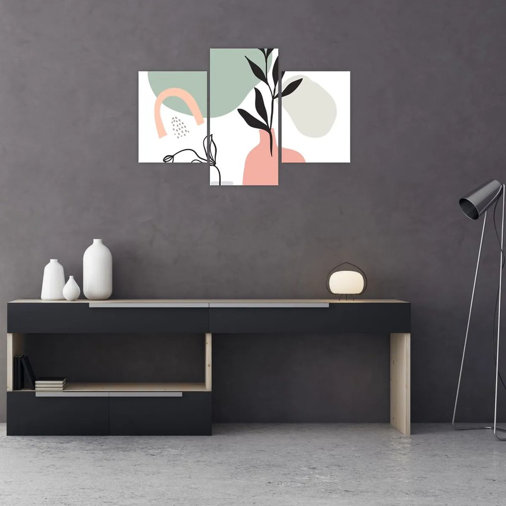 Obraz - Kvety vo váze N⁰3 (90x60 cm)