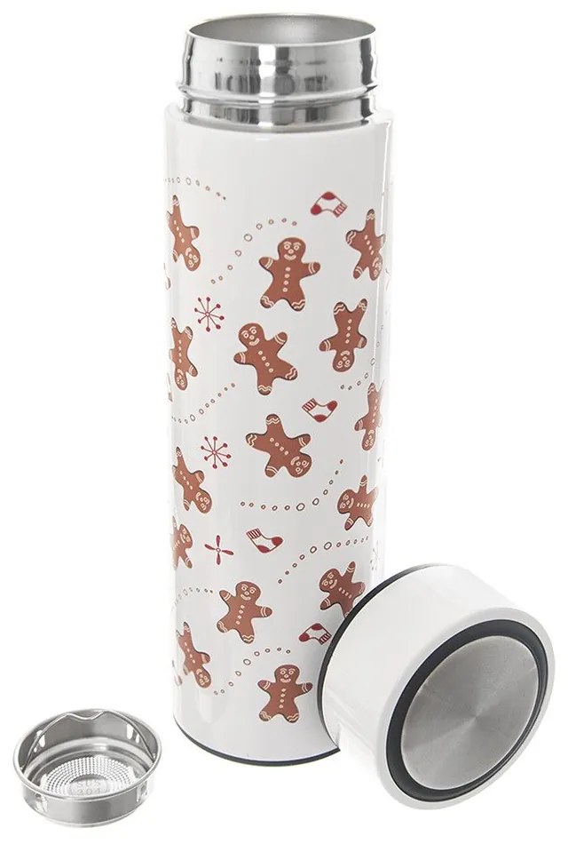 Biela termoska 400 ml – Orion