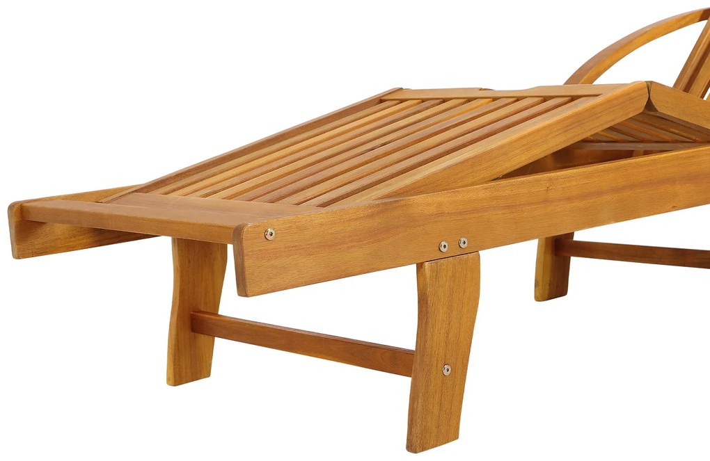 Záhradné lehátko TAMI SUN, 195,5x69x85cm, prírodná hnedá Jurhan