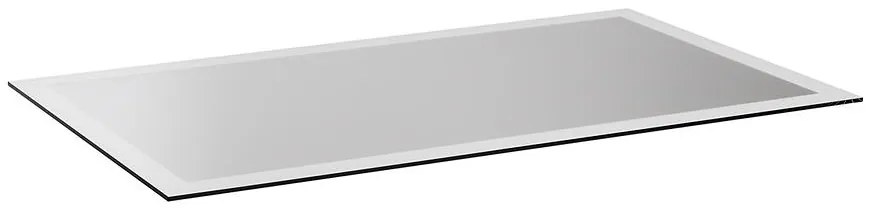 Sklenená Polička Ultra  S2D biela