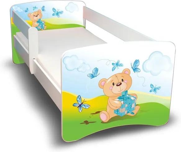 MAXMAX Detská posteľ 160x80 cm - MÍŠA S darčeky II 160x80 pre všetkých NIE