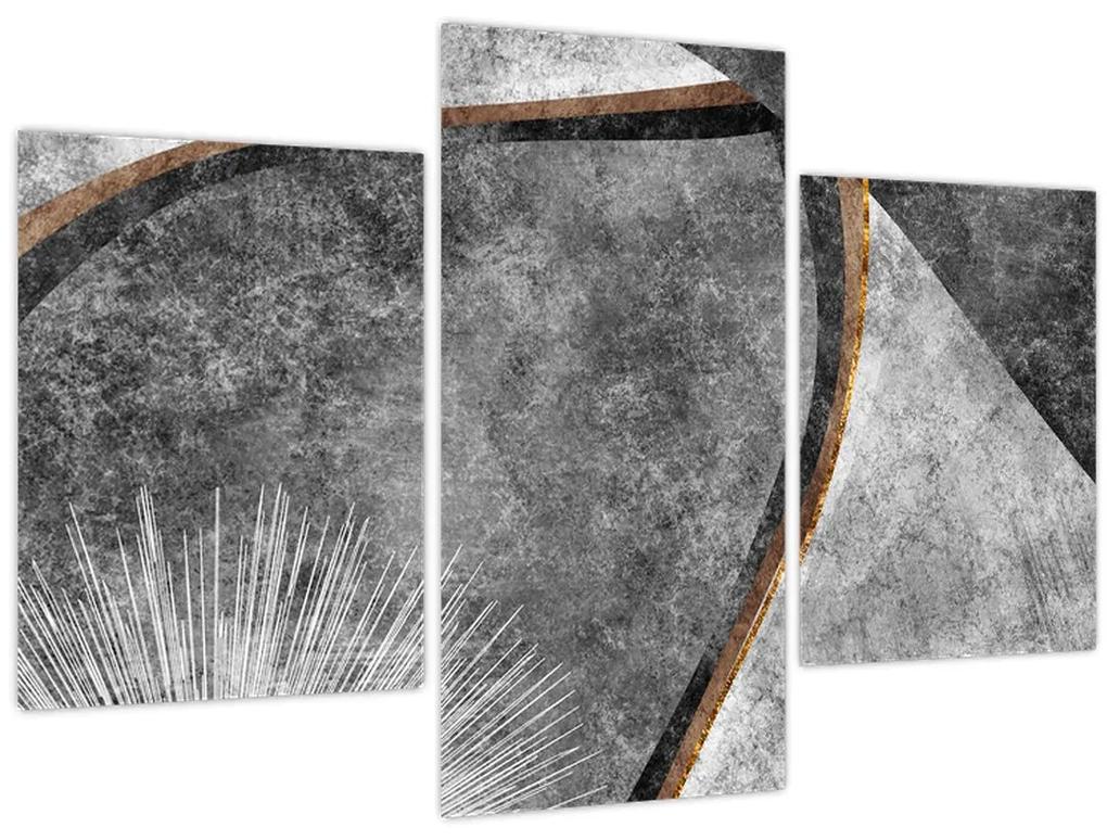 Obraz - Abstrakcia v betóne (90x60 cm)