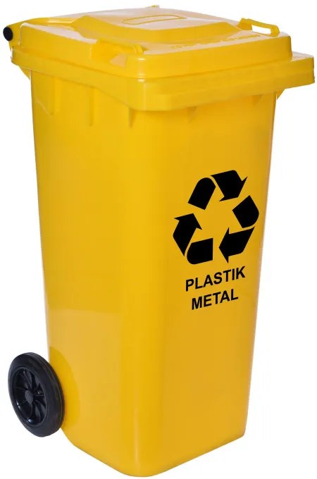 Sada odpadkových košov 120 l (4 ks)