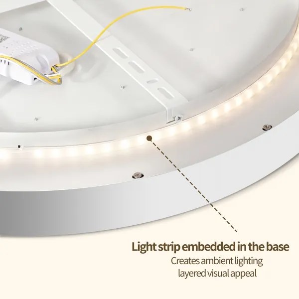 Brilagi - LED stmievateľné svietidlo GLASS POOL DOUBLE LED/60W/230V 50 cm biele + DO