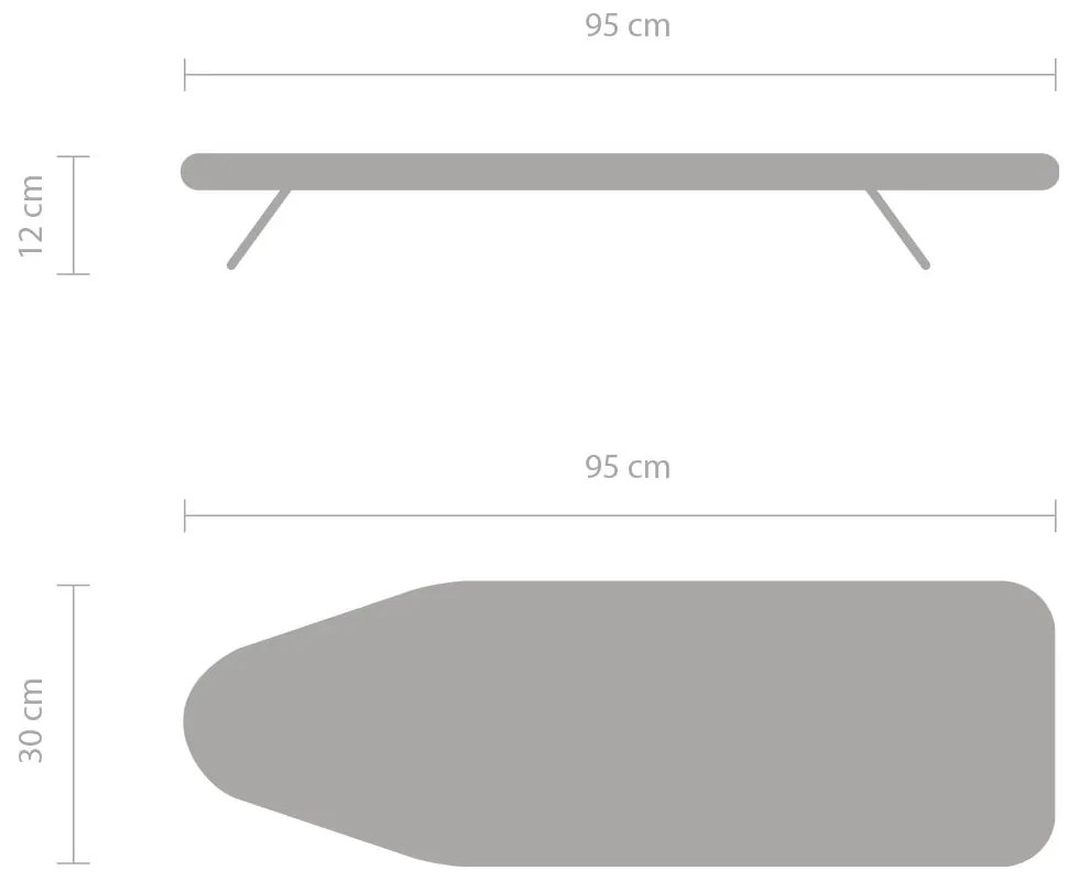 Stolová žehliaca doska Metallised S – Brabantia