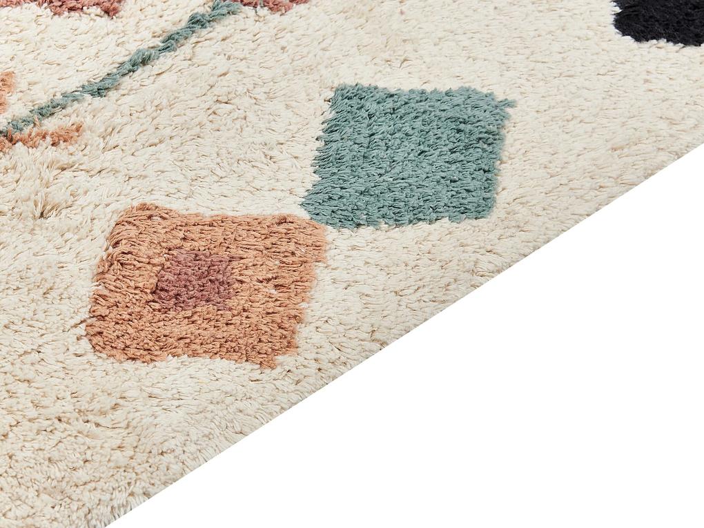 Bavlnený koberec 140 x 200 cm viacfarebný ESKISEHIR Beliani