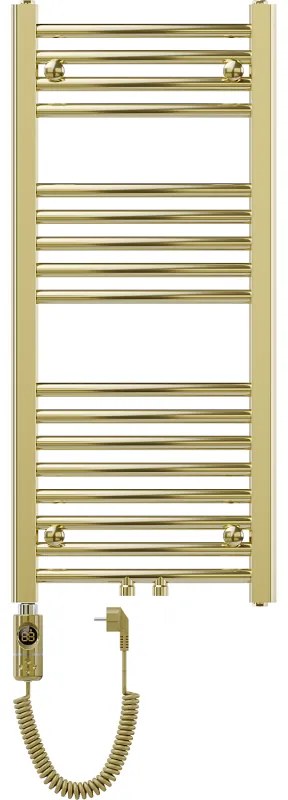Mexen Ares, elektrické vykurovacie teleso 900 x 400 mm, 300 W, zlatá lesklá, W102-0900-400-2300-50