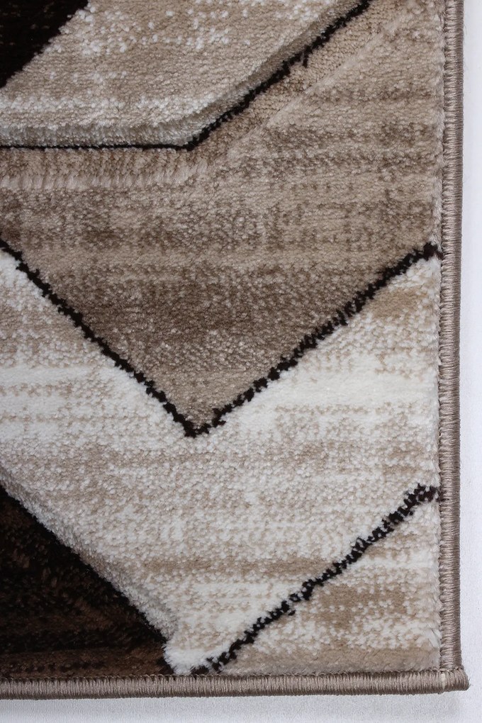 Koberec Cosmic Carving 5103 CREAM/BROWN rozmery koberec: 120x170 cm