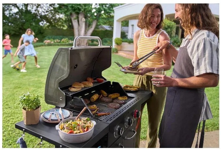 Grillmeister Plynový gril s 3 plameňmi  (100391178)